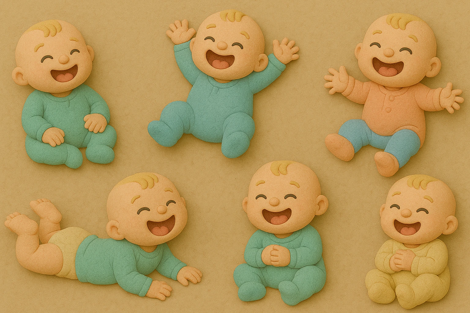 Happy children playing